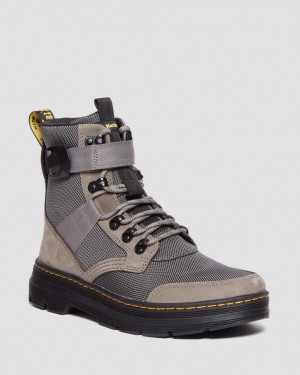 Botas Dr Martens Combs Tech II Fleece-Lined Casual Hombre Gris | 66214441