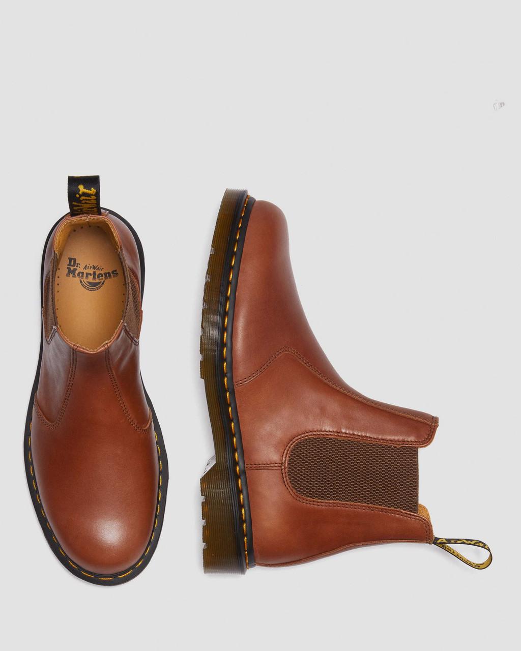 Botas Chelsea Dr Martens 2976 Carrara Leather Mujer Marrones | 56298398