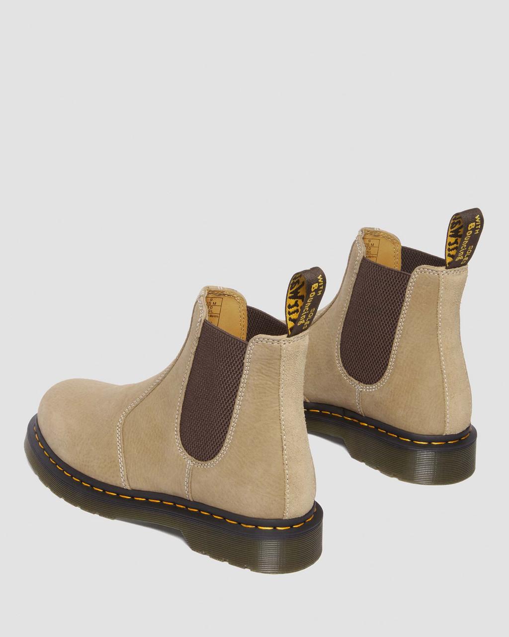 Botas Chelsea Dr Martens 2976 Tumbled Nubuck Leather Hombre Marrones | 68807546