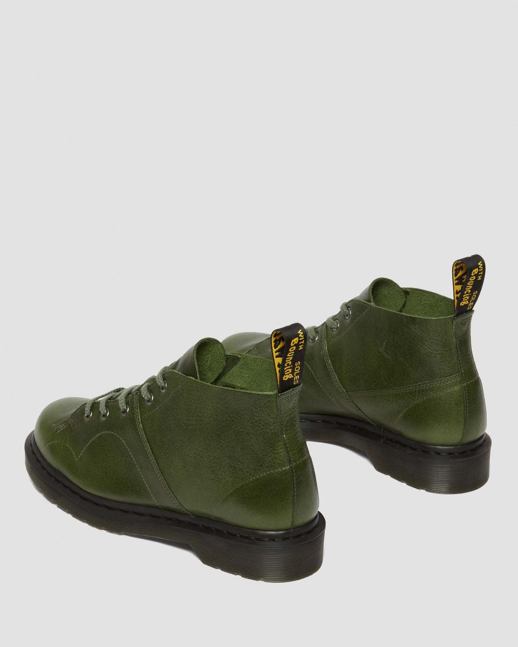 Botas De Mono Dr Martens Church Buckingham Leather Hombre Verde | 83076665