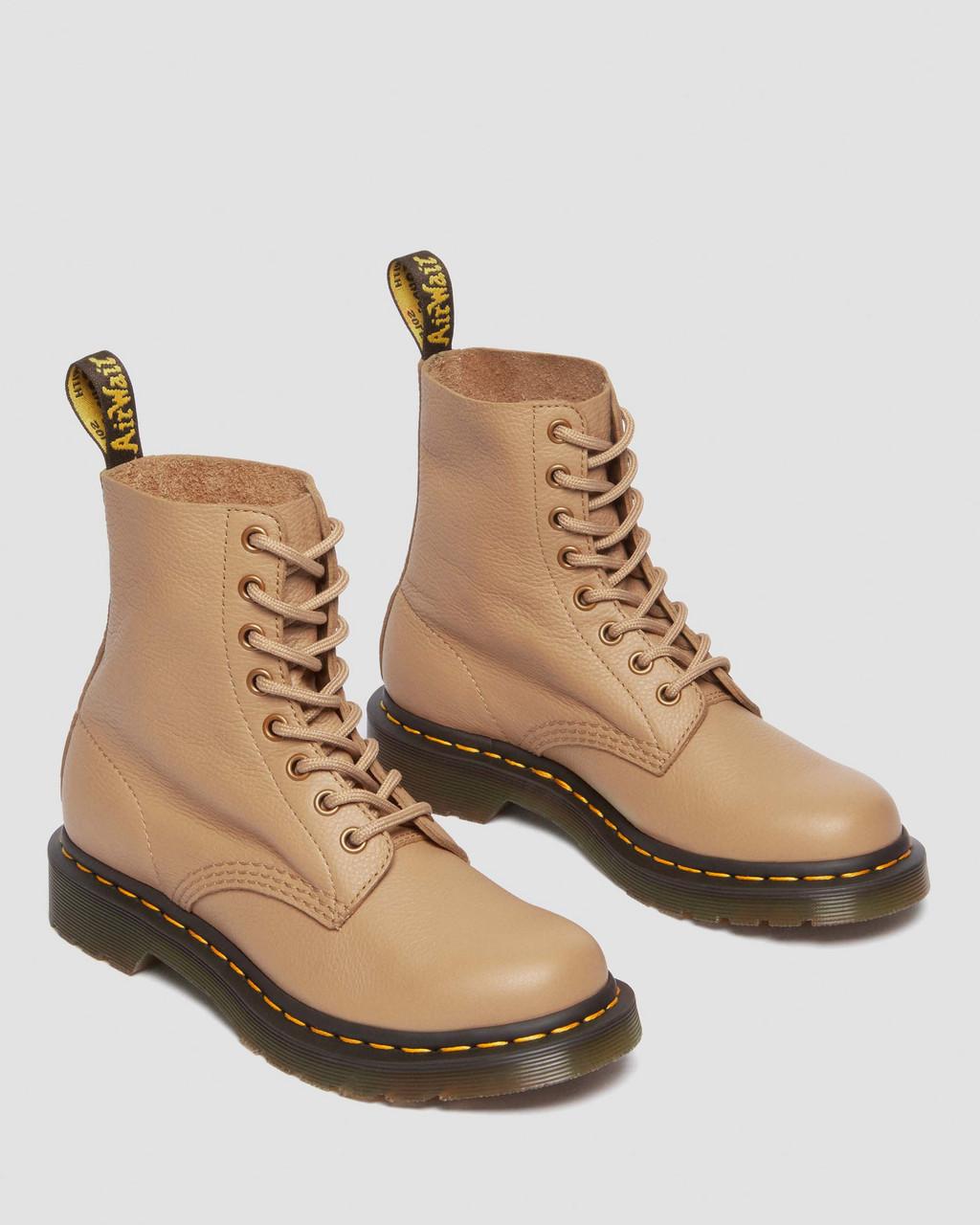 Botas Dr Martens 1460 Virginia Leather Mujer Marrones | 54850450