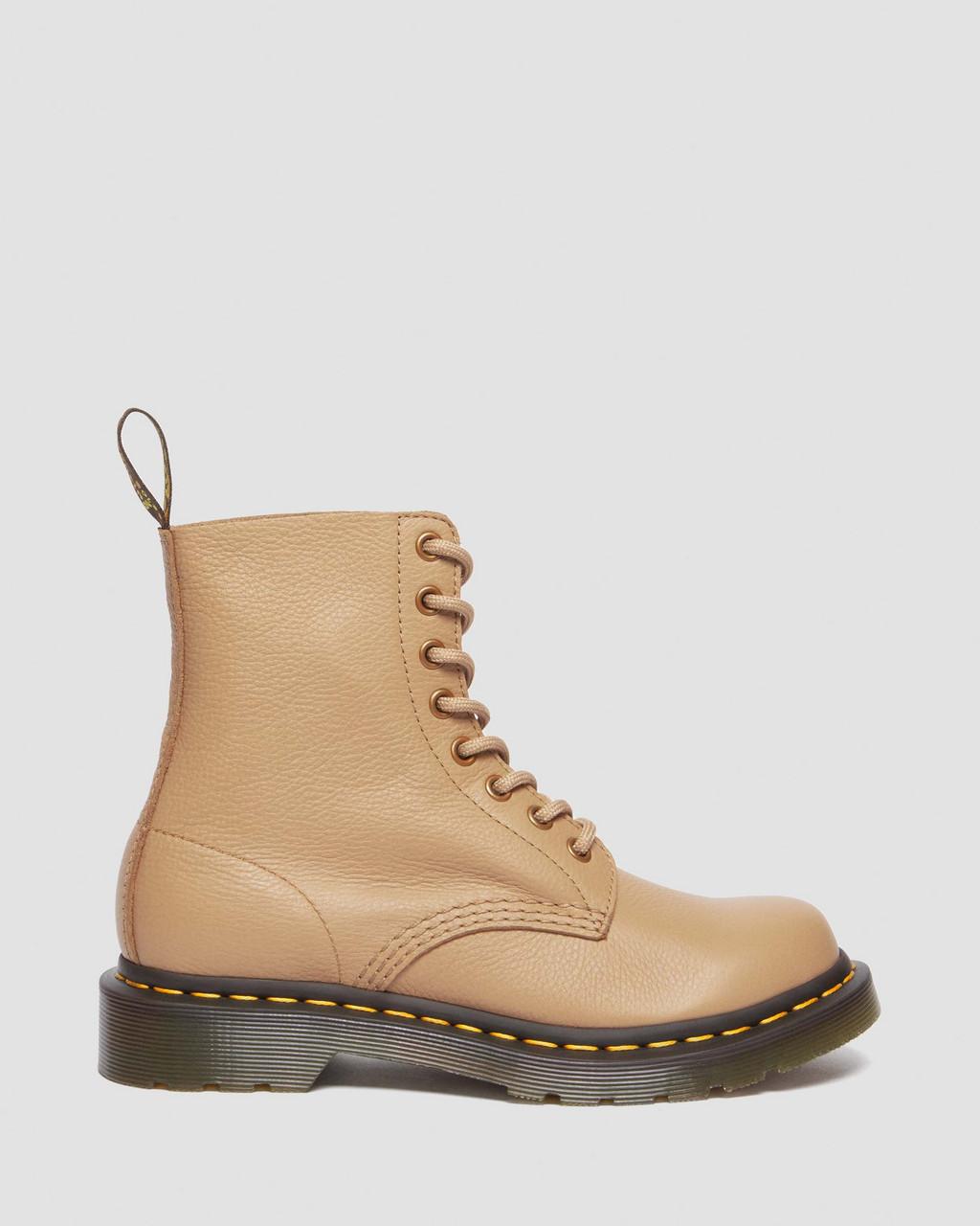 Botas Dr Martens 1460 Virginia Leather Mujer Marrones | 54850450