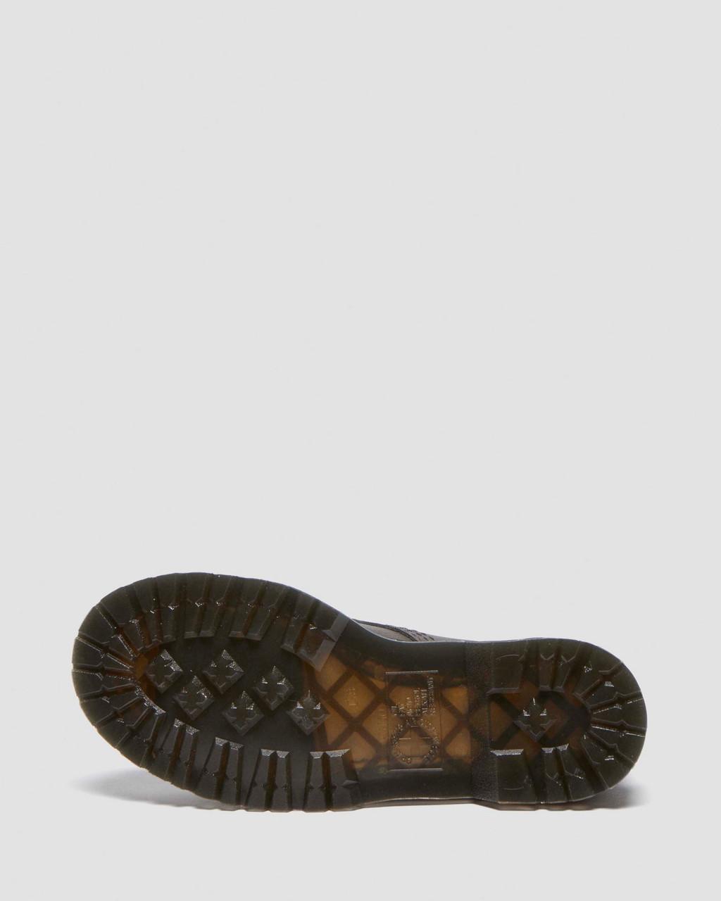 Botas Dr Martens 1460 Virginia Leather Mujer Gris | 74619303