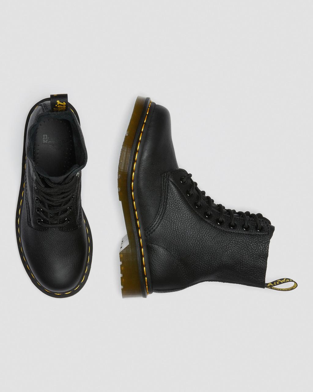Botas Dr Martens 1460 Virginia Leather Mujer Negras | 33441937