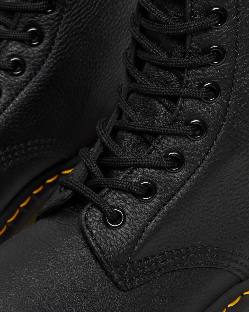 Botas Dr Martens 1460 Virginia Leather Mujer Negras | 33441937