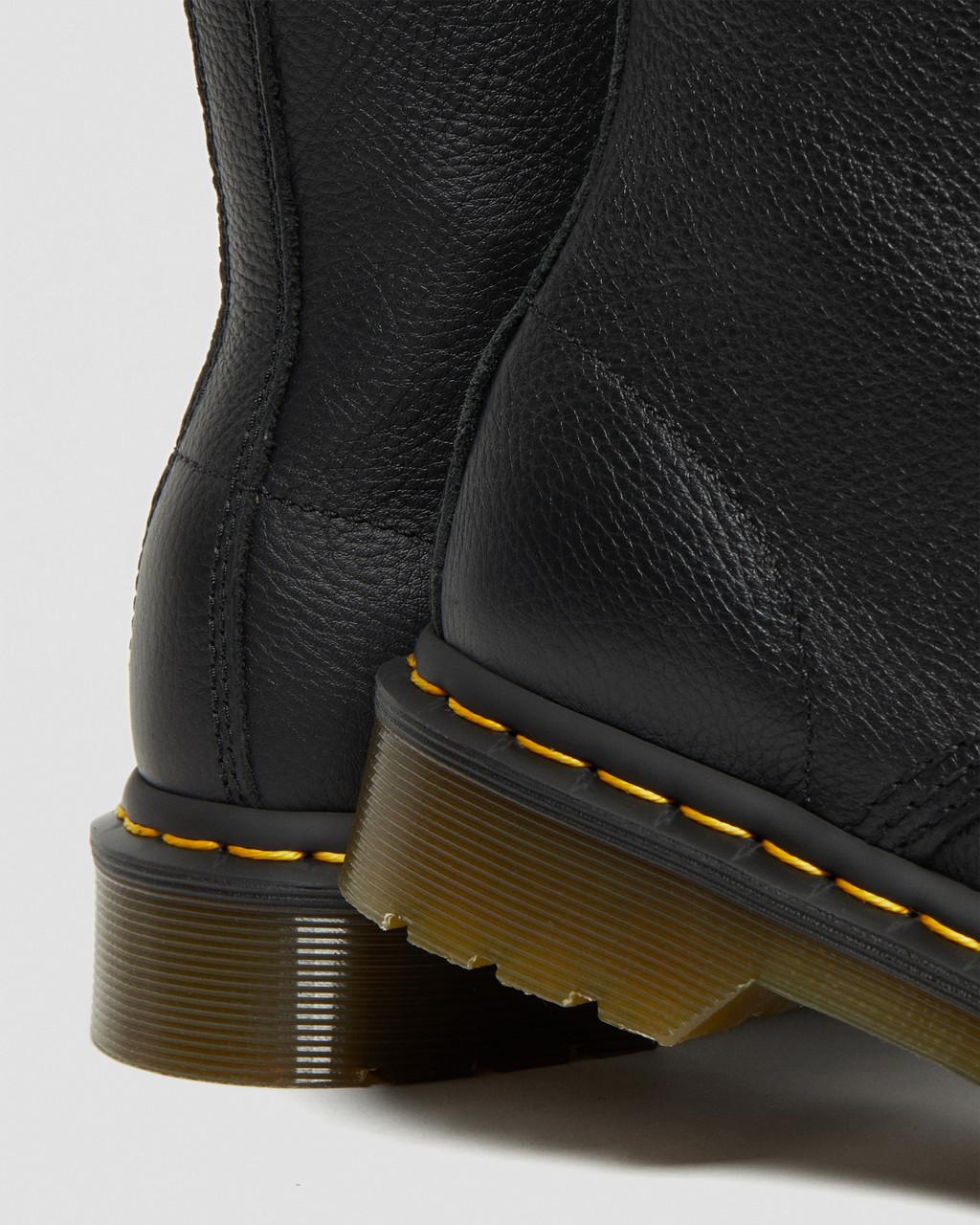 Botas Dr Martens 1460 Virginia Leather Mujer Negras | 33441937
