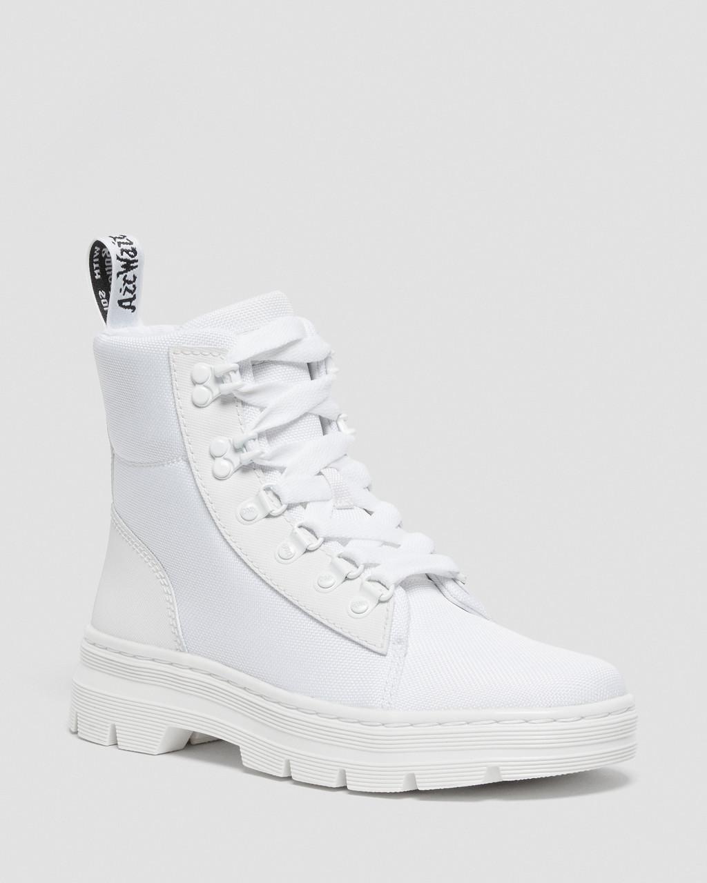 Botas Dr Martens Combs Poly Casual Mujer Blancas | 78080587