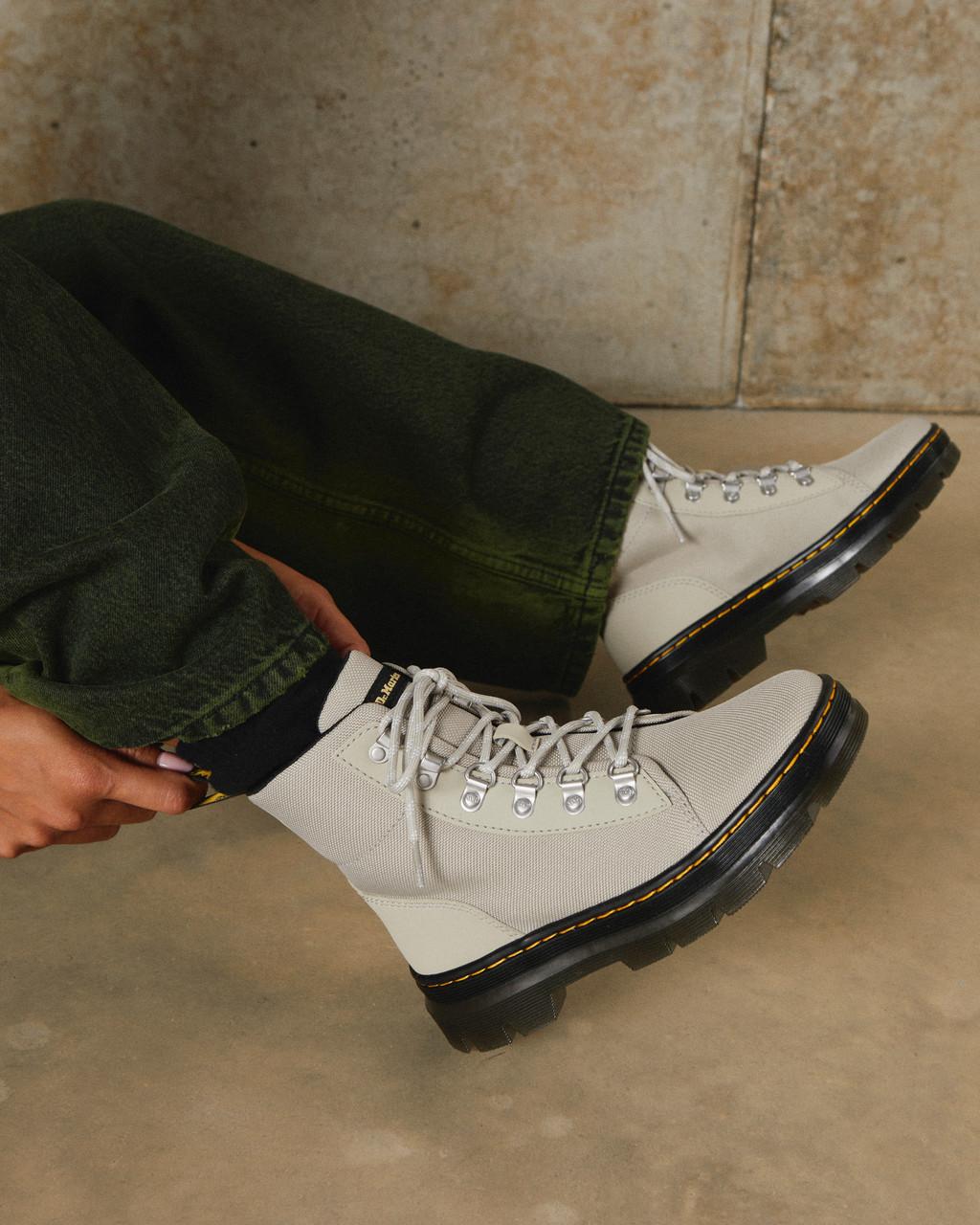 Botas Dr Martens Combs Poly Casual Mujer Gris | 83881022