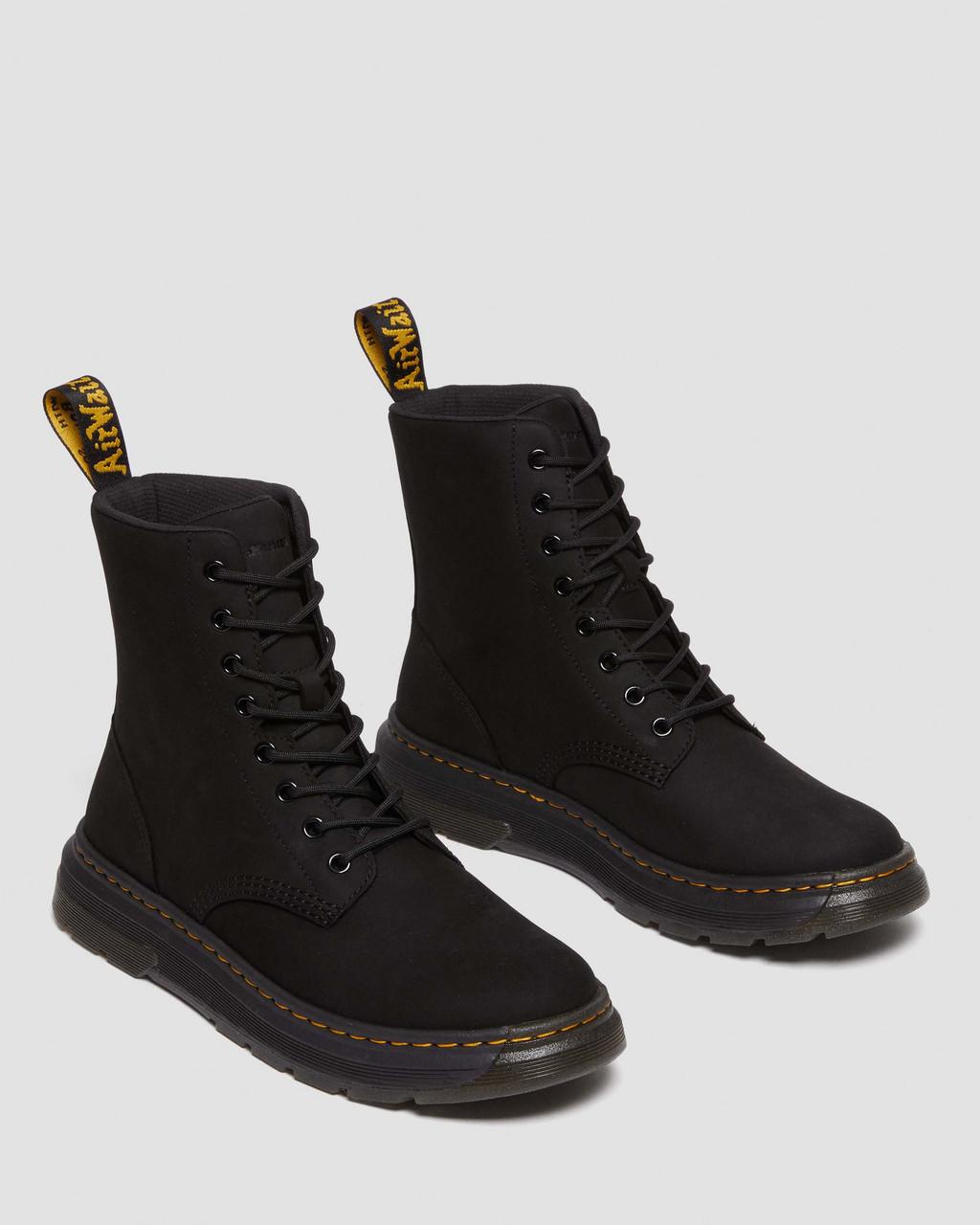 Botas Dr Martens Crewson Nubuck Leather Everyday Mujer Negras | 24465671