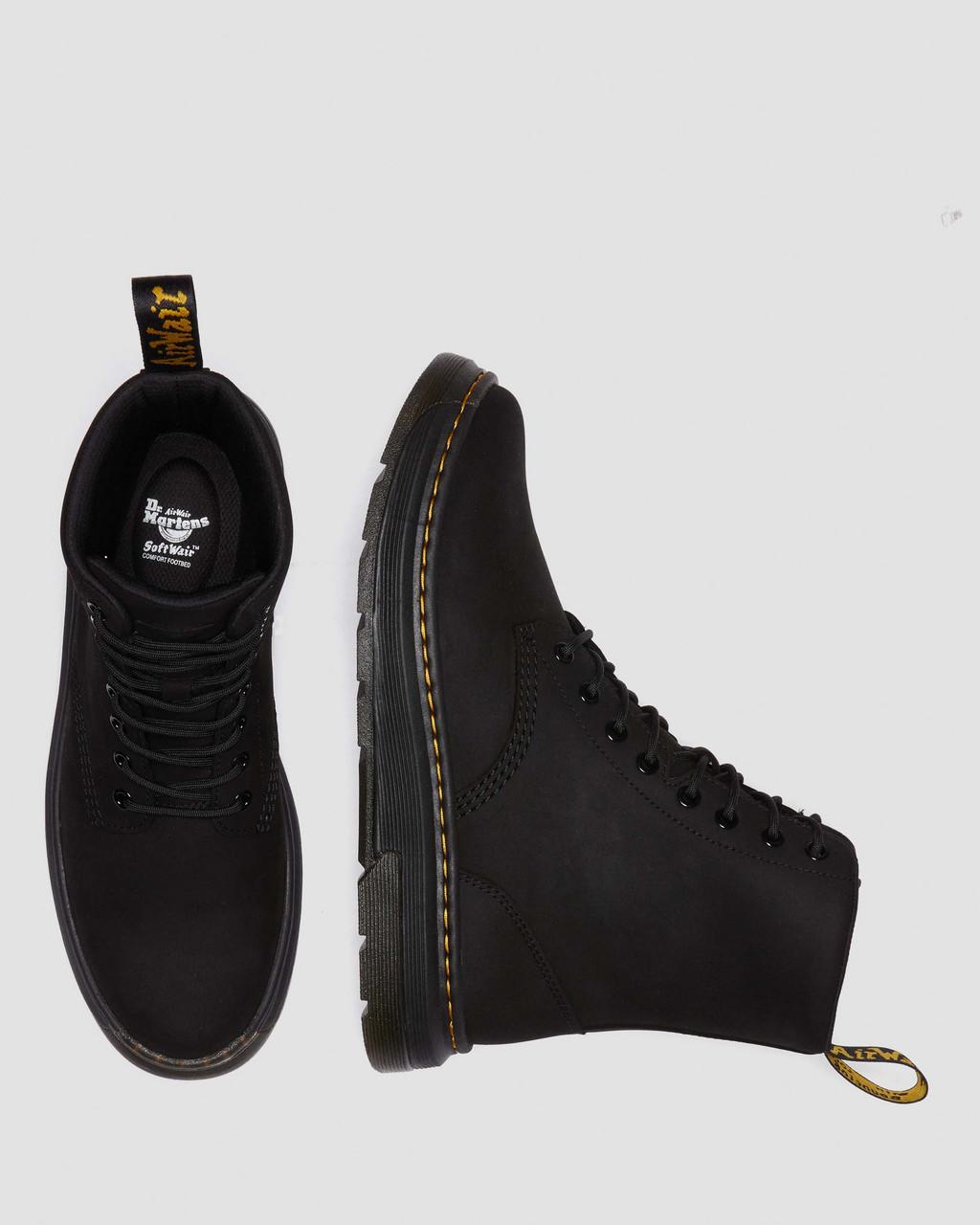 Botas Dr Martens Crewson Nubuck Leather Everyday Mujer Negras | 24465671