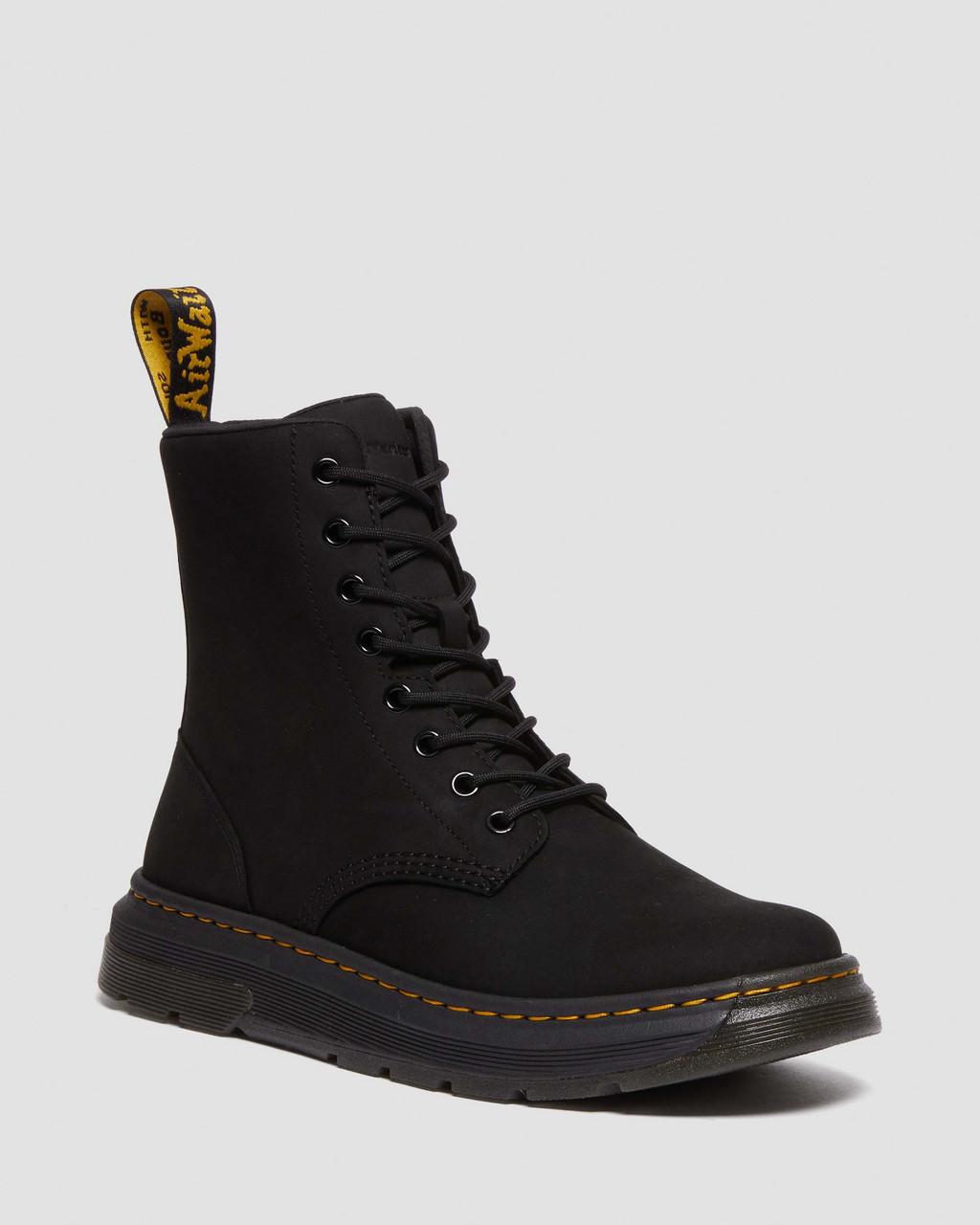 Botas Dr Martens Crewson Nubuck Leather Everyday Hombre Negras | 56526474