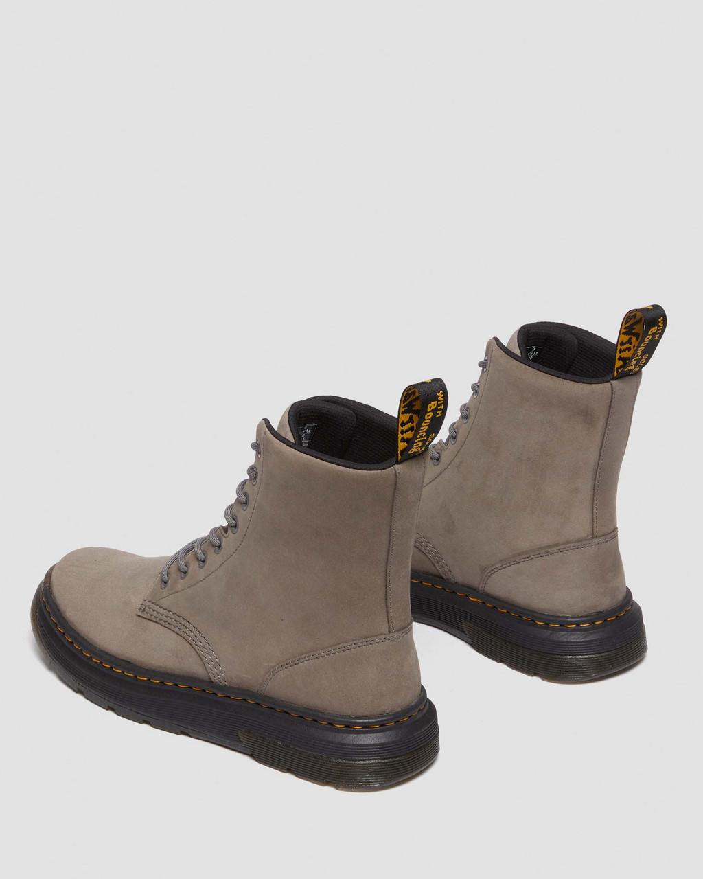 Botas Dr Martens Crewson Nubuck Leather Everyday Mujer Gris | 23259675