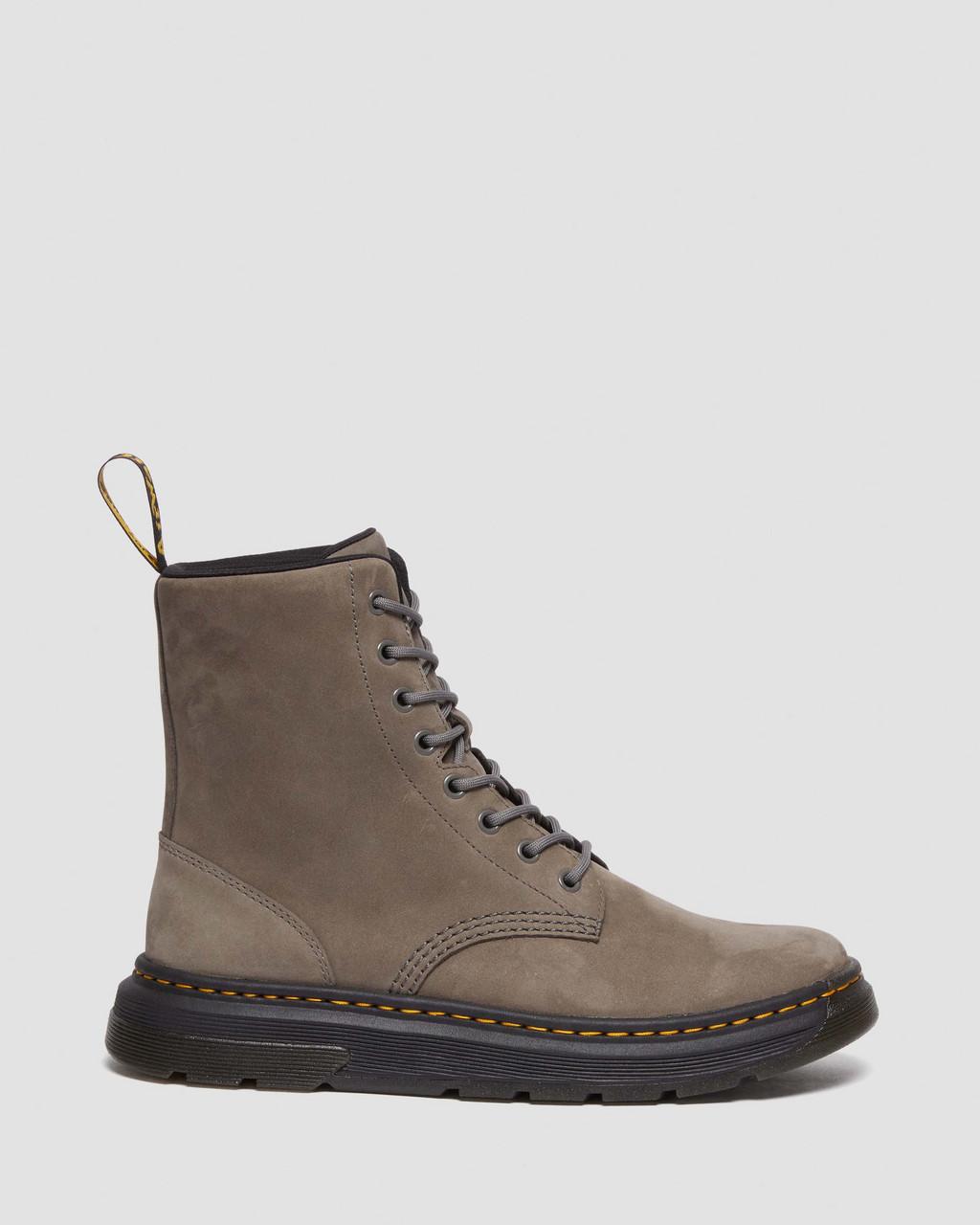 Botas Dr Martens Crewson Nubuck Leather Everyday Mujer Gris | 23259675