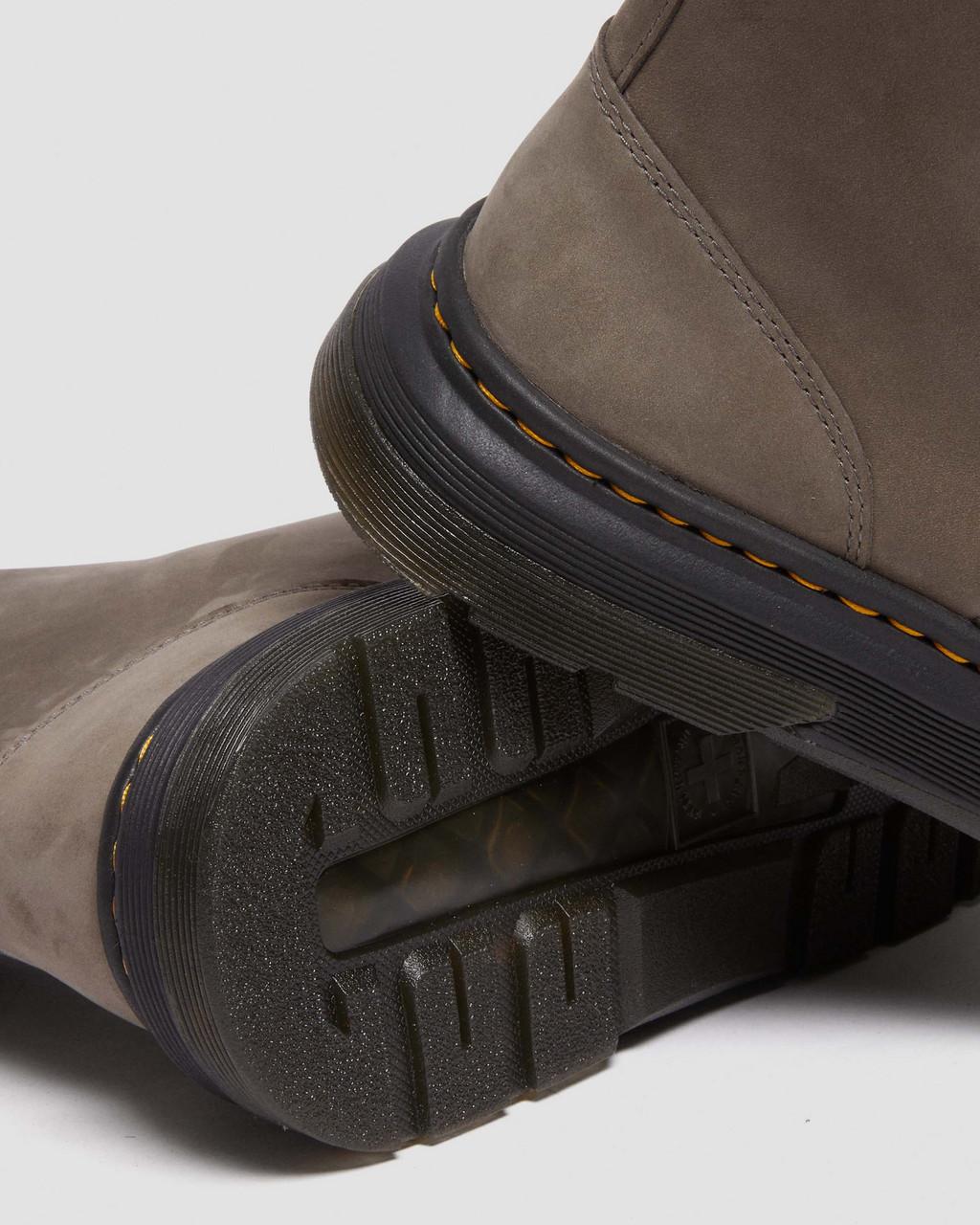 Botas Dr Martens Crewson Nubuck Leather Everyday Mujer Gris | 23259675