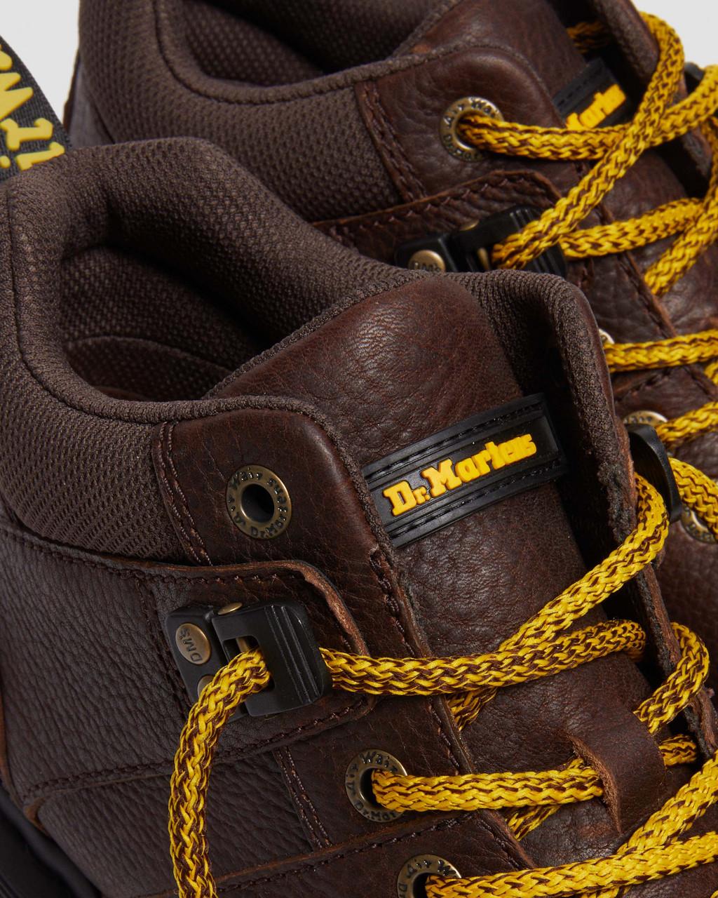 Botas Dr Martens Woodard Grizzly Leather Low Casual Hombre Marrones | 34970837