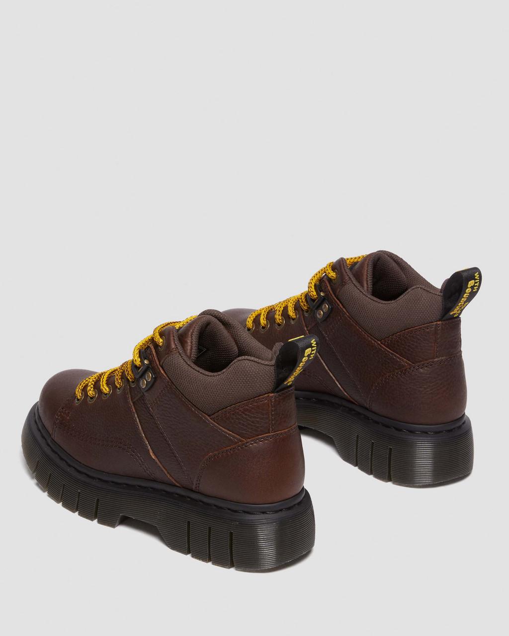 Botas Dr Martens Woodard Grizzly Leather Low Casual Hombre Marrones | 34970837