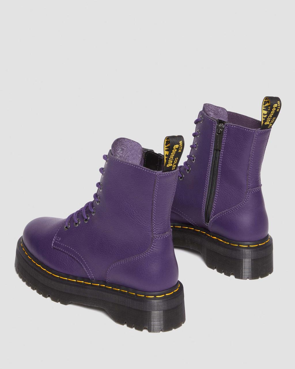 Botas Plataforma Dr Martens Jadon III Pisa Leather Hombre Moradas | 81391348