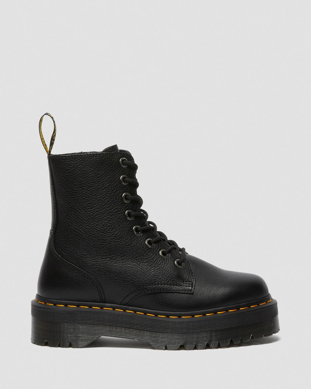 Botas Plataforma Dr Martens Jadon III Pisa Leather Hombre Negras | 50634271