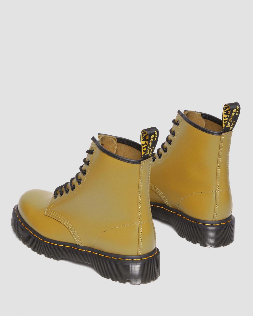 Botas con Cordones Dr Martens 1460 Bex Smooth Leather Mujer Amarillo | 11634377