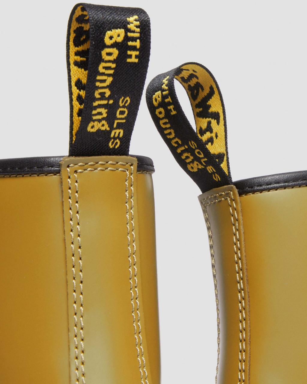 Botas con Cordones Dr Martens 1460 Bex Smooth Leather Mujer Amarillo | 11634377