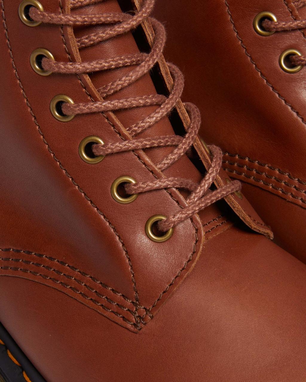 Botas con Cordones Dr Martens 1460 Carrara Leather Mujer Marrones | 74124001