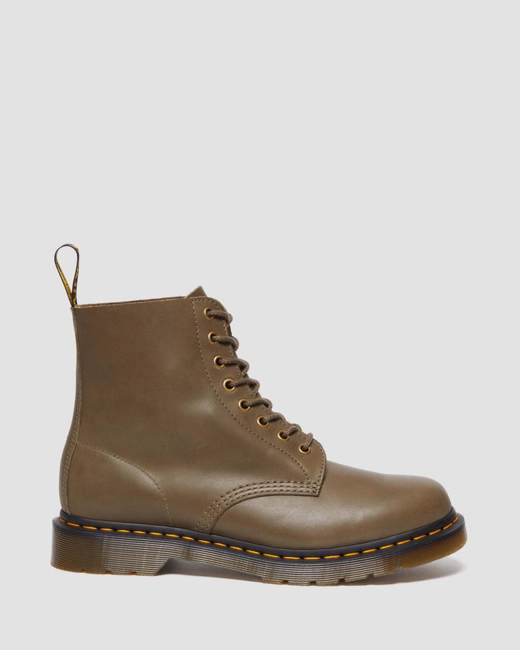Botas con Cordones Dr Martens 1460 Carrara Leather Mujer Verde Oliva | 76160481