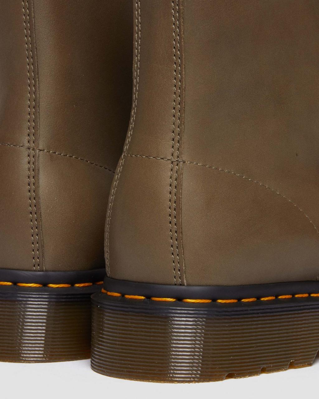 Botas con Cordones Dr Martens 1460 Carrara Leather Mujer Verde Oliva | 76160481