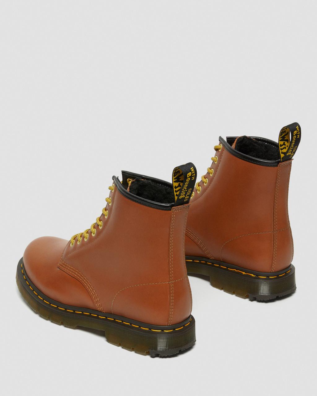 Botas con Cordones Dr Martens 1460 DM's Wintergrip Leather Mujer Marrones | 61288151