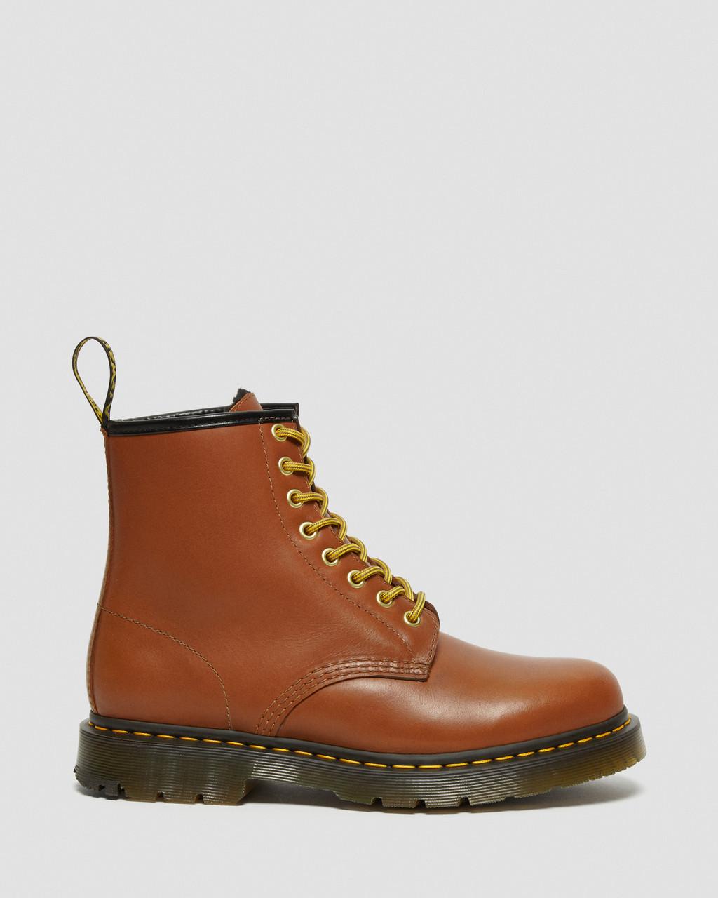 Botas con Cordones Dr Martens 1460 DM's Wintergrip Leather Mujer Marrones | 61288151