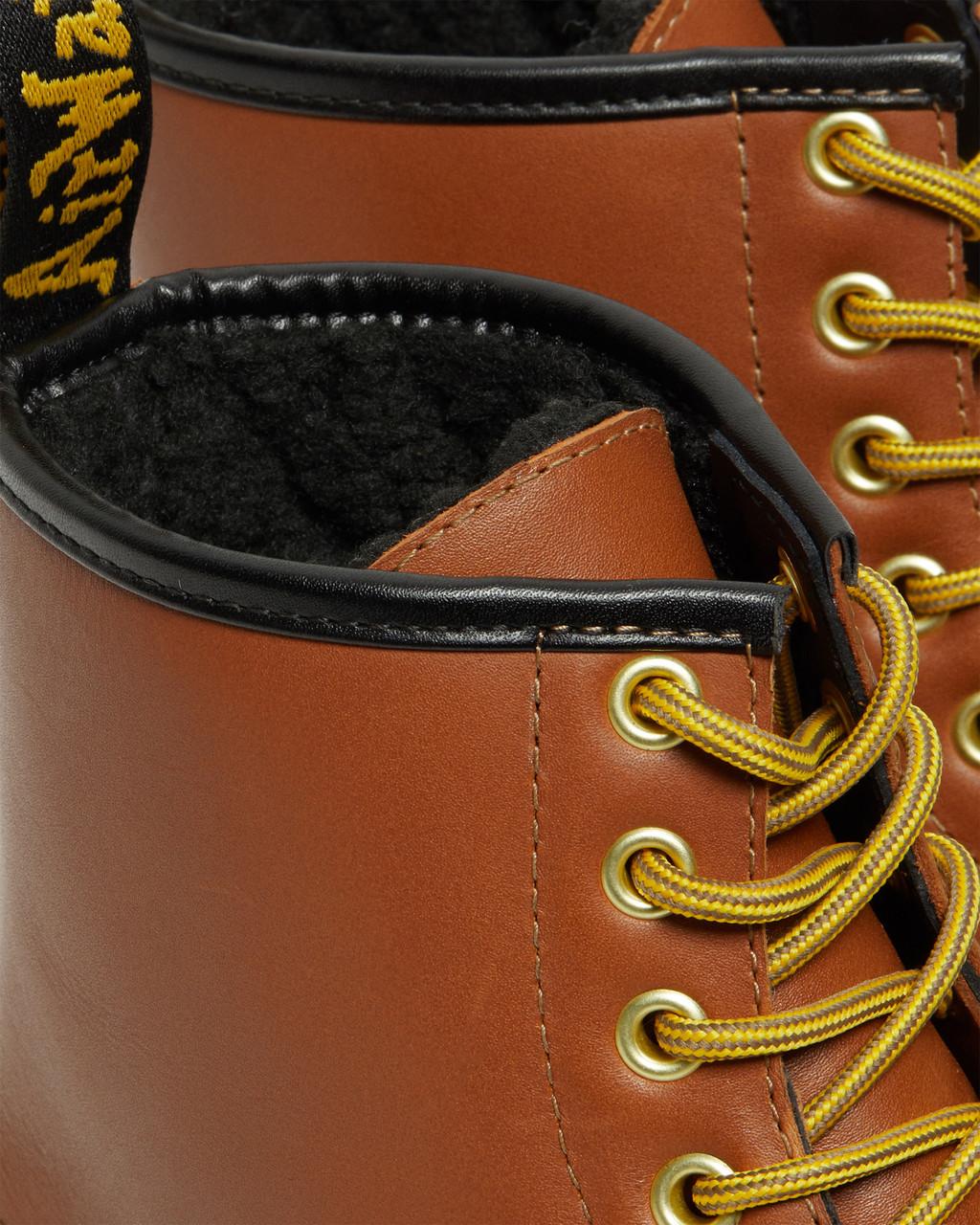 Botas con Cordones Dr Martens 1460 DM's Wintergrip Leather Mujer Marrones | 61288151