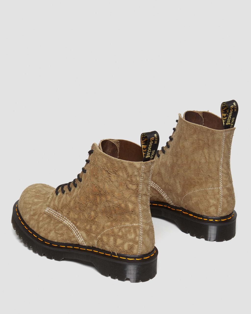 Botas con Cordones Dr Martens 1460 Made in England Emboss Suede Hombre Marrones | 50167555
