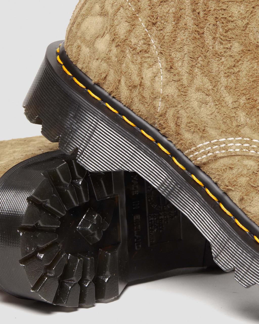 Botas con Cordones Dr Martens 1460 Made in England Emboss Suede Hombre Marrones | 50167555
