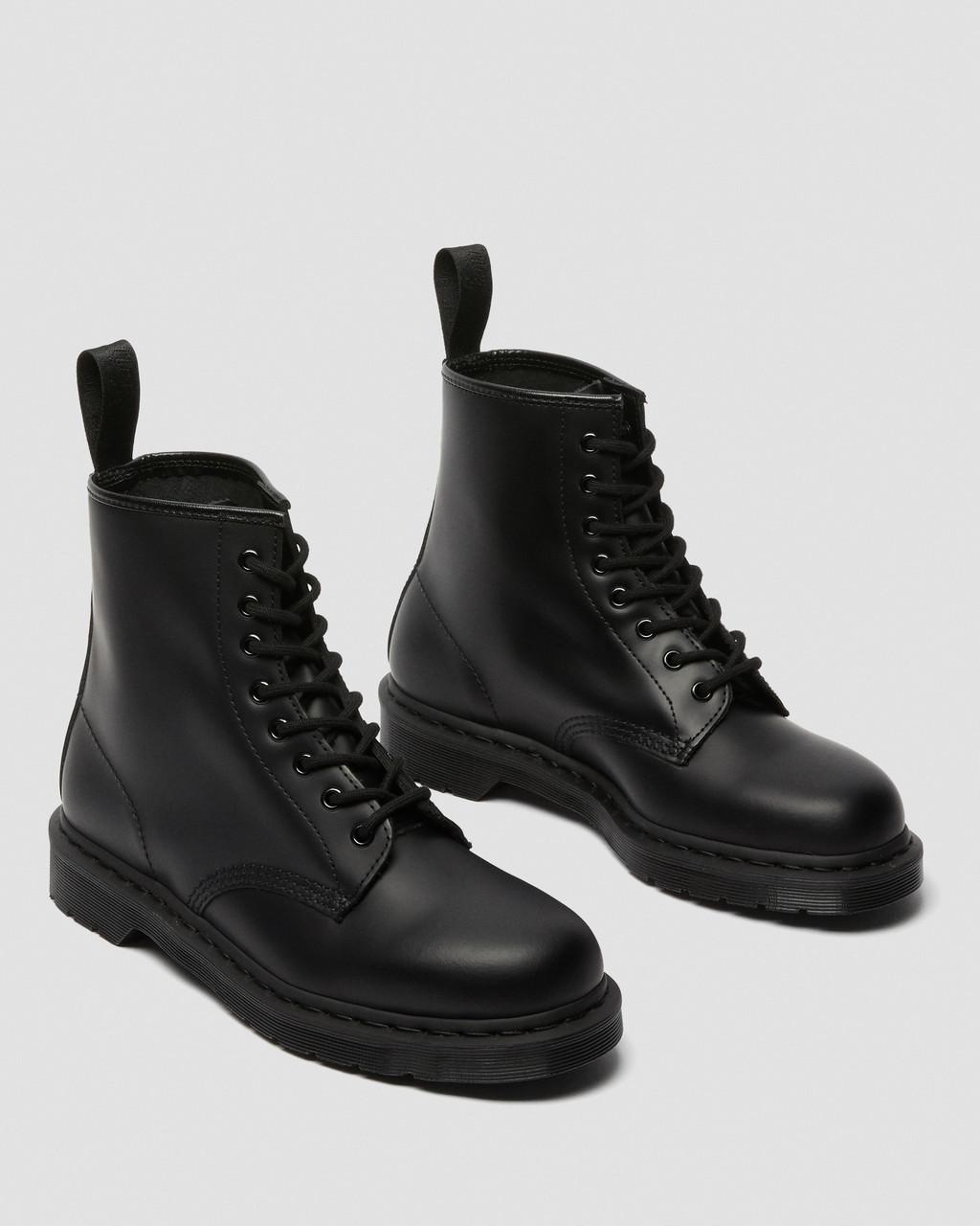 Botas con Cordones Dr Martens 1460 Mono Smooth Leather Mujer Negras | 65771764