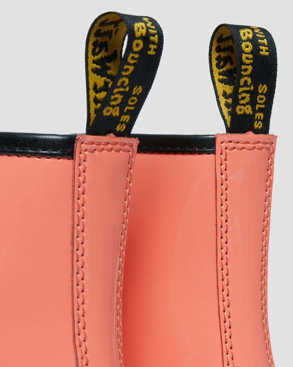 Botas con Cordones Dr Martens 1460 Patent Leather Hombre Rojas | 48193588