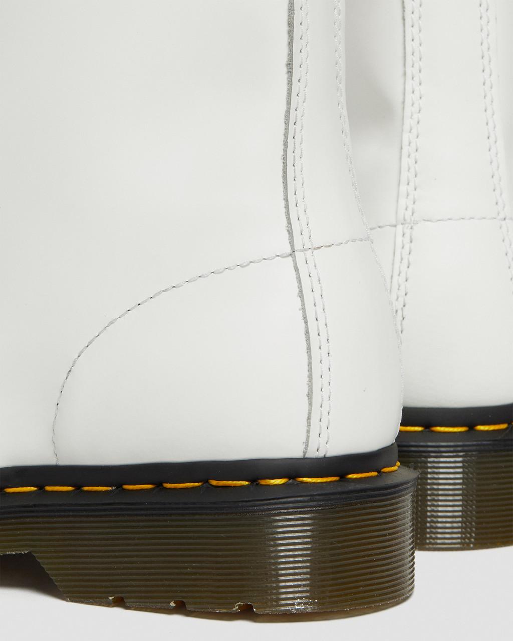 Botas con Cordones Dr Martens 1460 Smooth Leather Hombre Blancas | 73869109