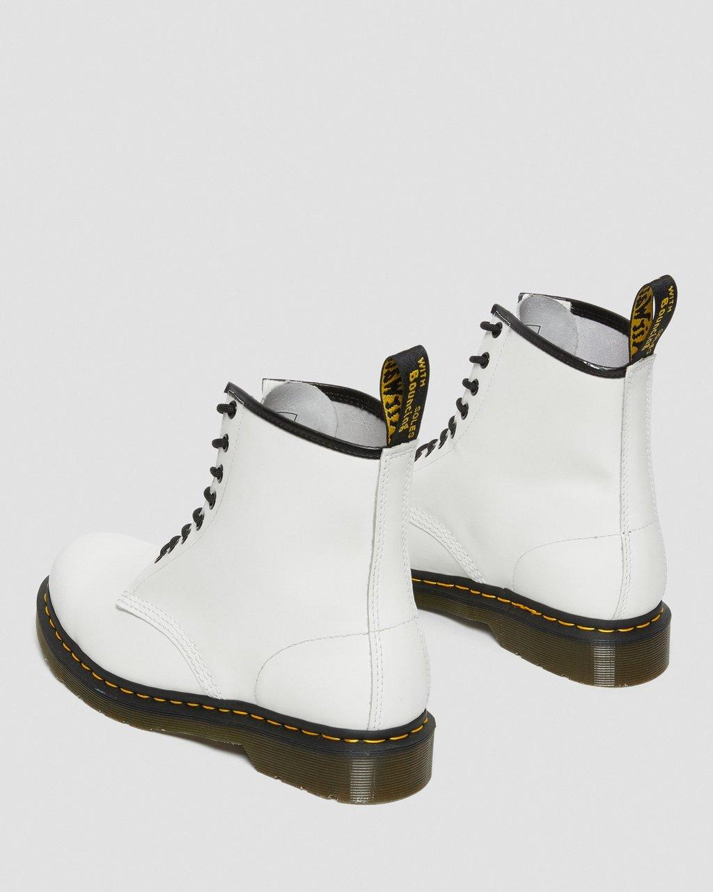 Botas con Cordones Dr Martens 1460 Smooth Leather Hombre Blancas | 73869109