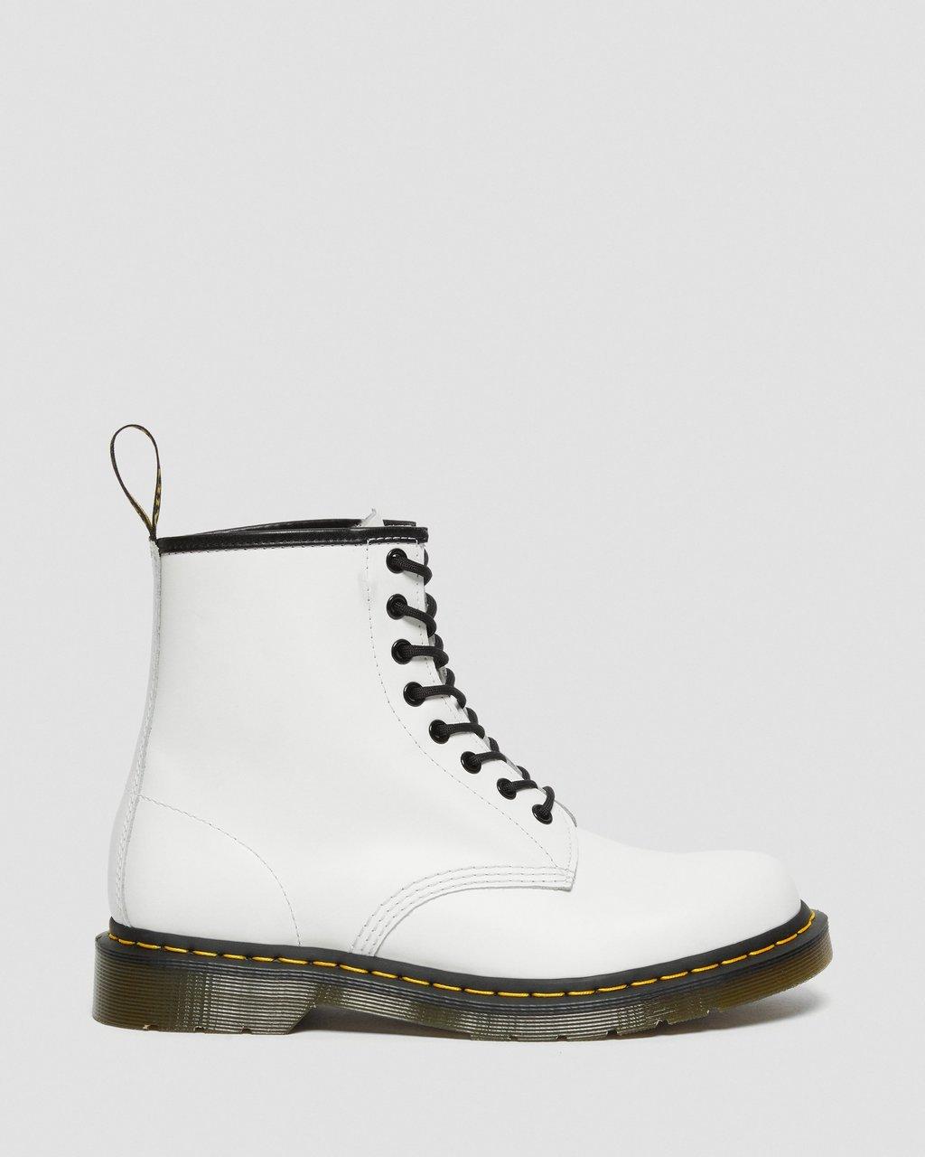 Botas con Cordones Dr Martens 1460 Smooth Leather Hombre Blancas | 73869109