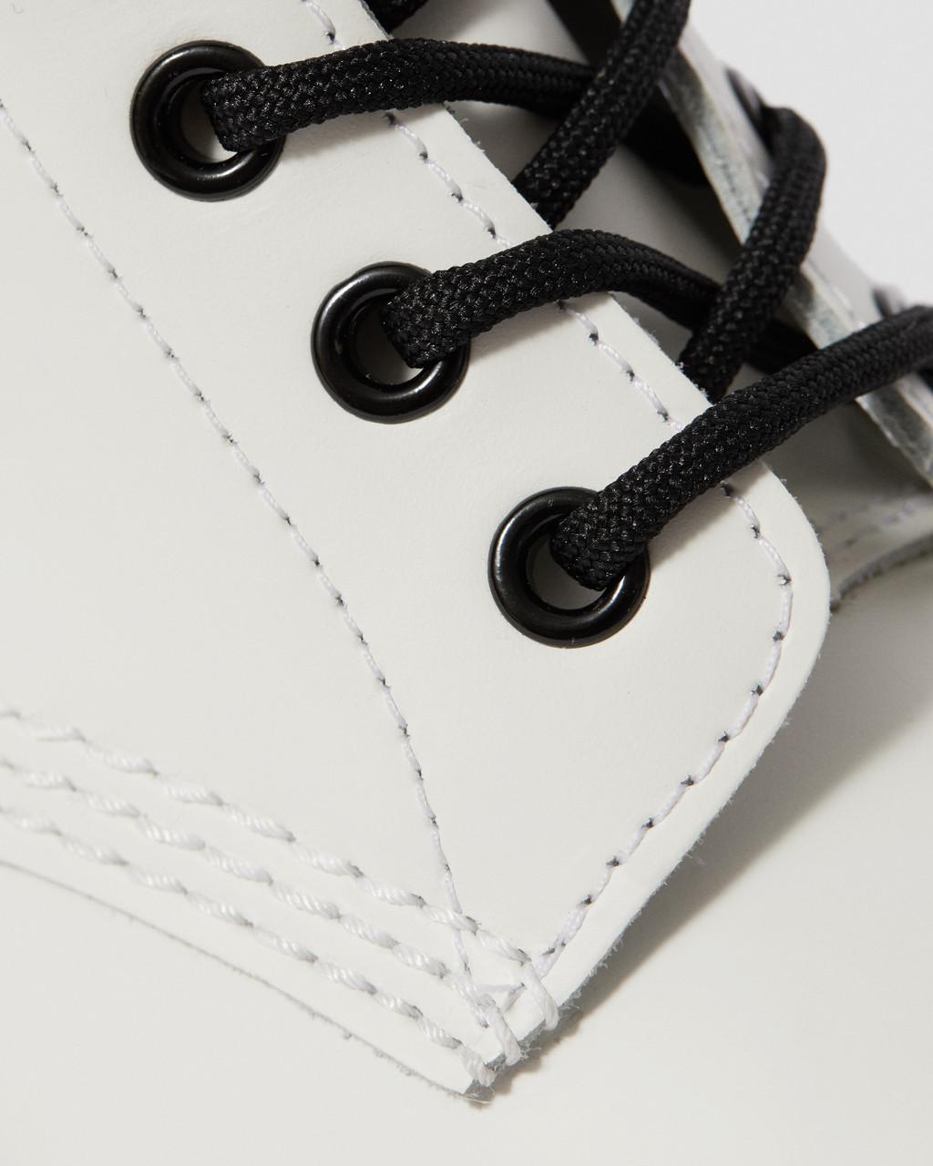 Botas con Cordones Dr Martens 1460 Smooth Leather Mujer Blancas | 66580394