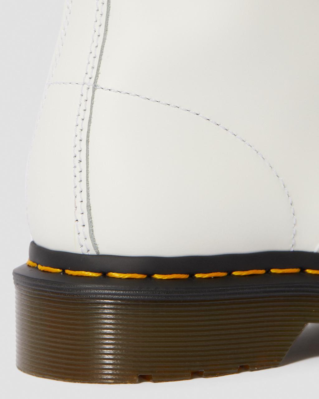 Botas con Cordones Dr Martens 1460 Smooth Leather Mujer Blancas | 66580394