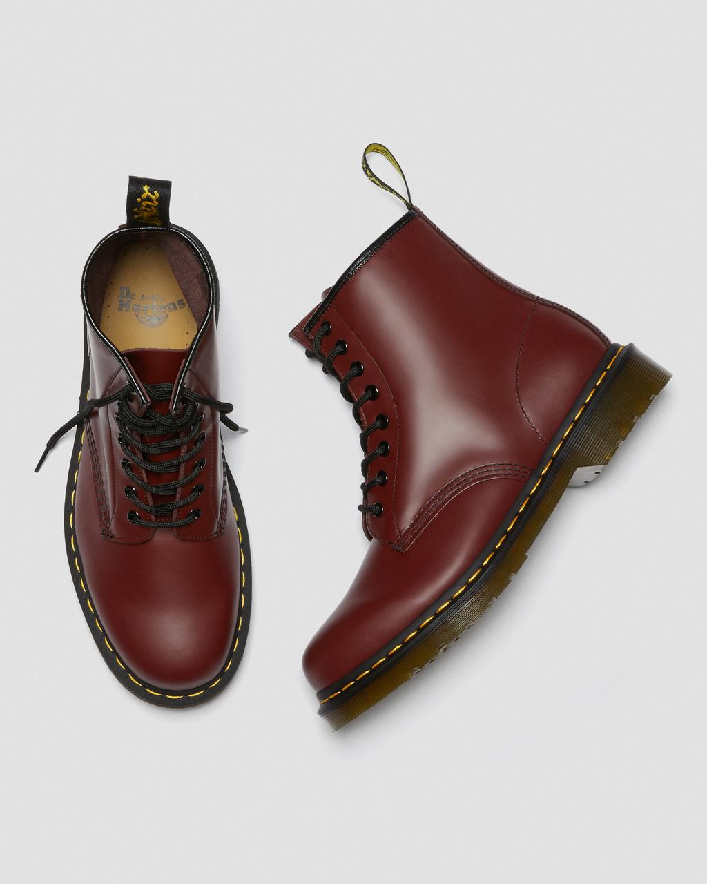 Botas con Cordones Dr Martens 1460 Smooth Leather Hombre Rojas | 48444113