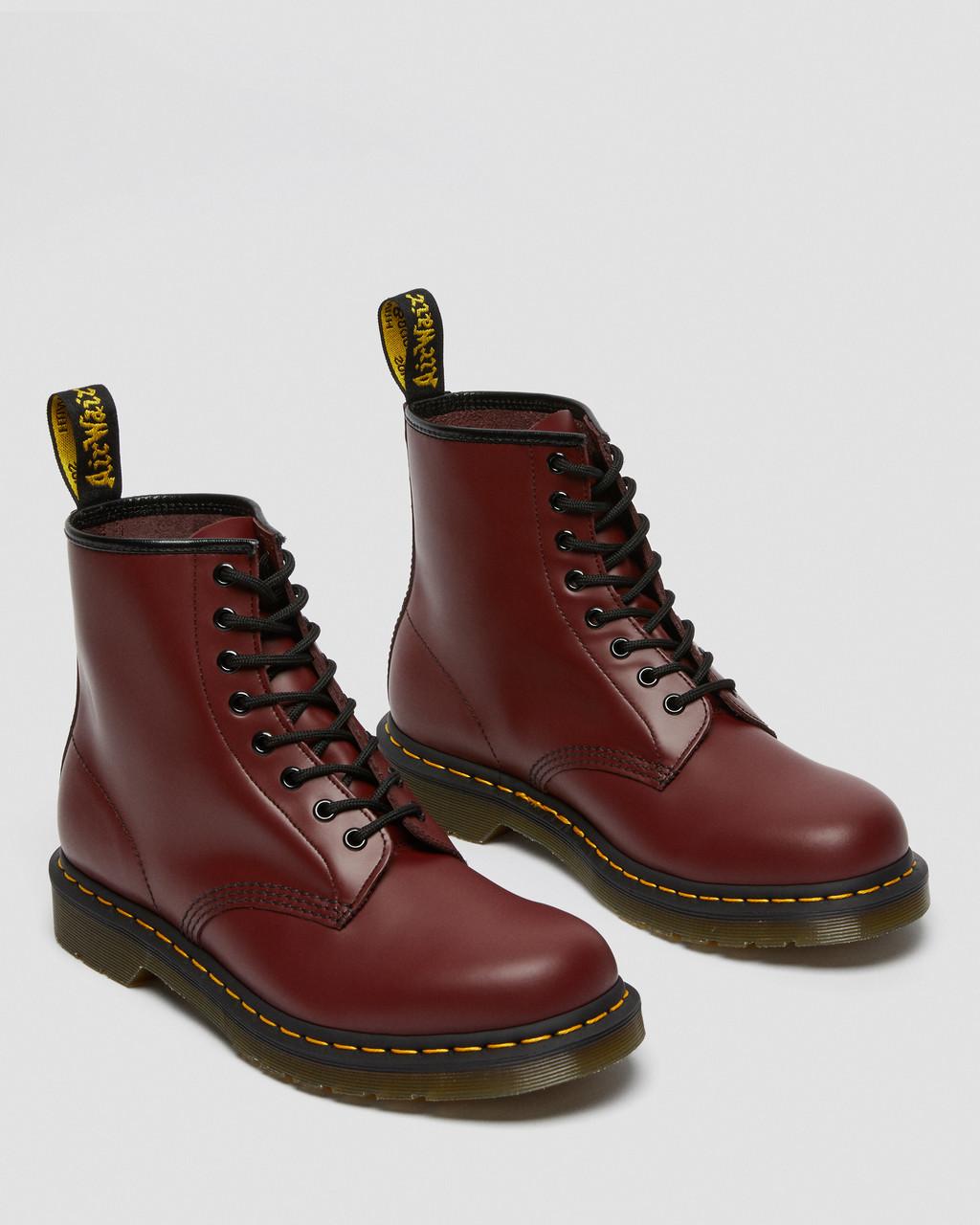 Botas con Cordones Dr Martens 1460 Smooth Leather Hombre Rojas | 48444113