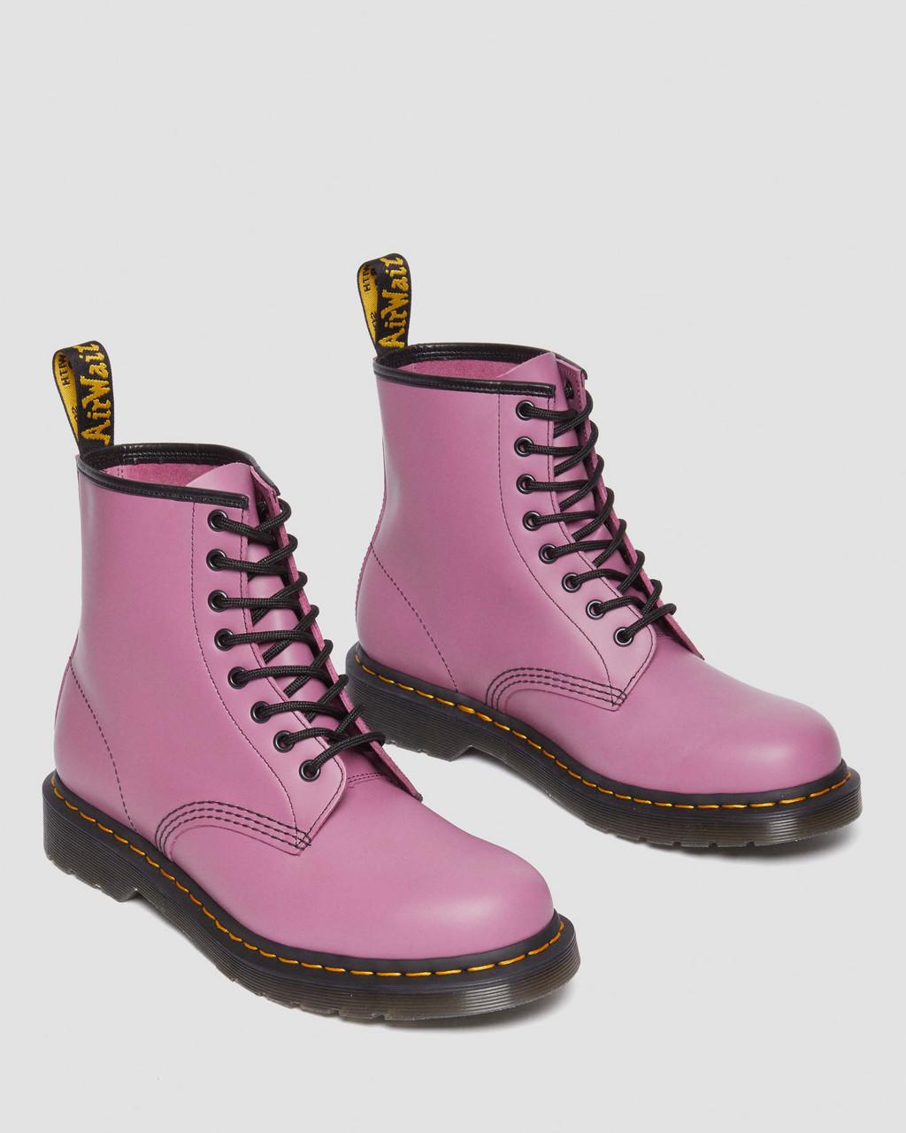 Botas con Cordones Dr Martens 1460 Smooth Leather Hombre Moradas | 53801061