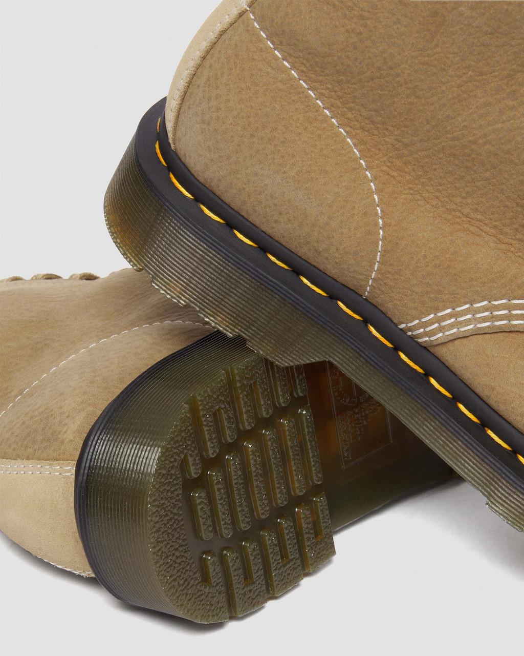 Botas con Cordones Dr Martens 1460 Tumbled Nubuck Leather Hombre Marrones | 49796887