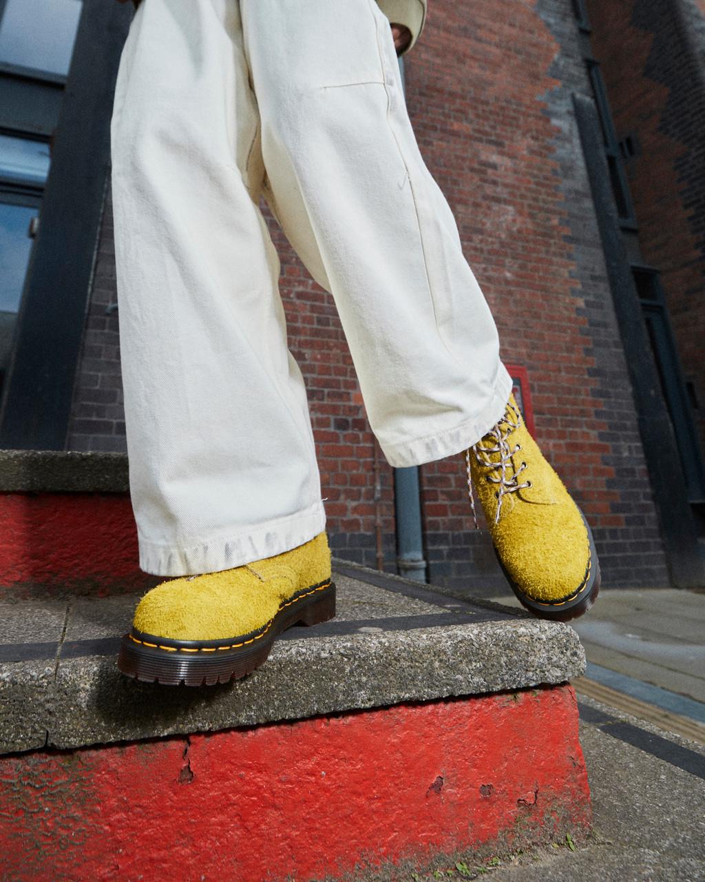 Botas con Cordones Dr Martens 939 Ben Suede Padded Collar Hombre Amarillo | 31329264