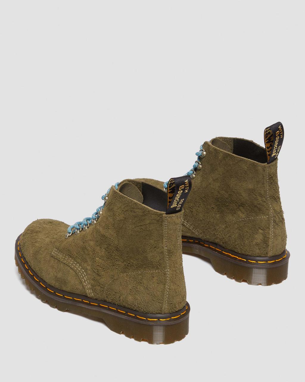Botines Dr Martens 101 Made in England Hardware Suede Hombre Marrones | 74393644