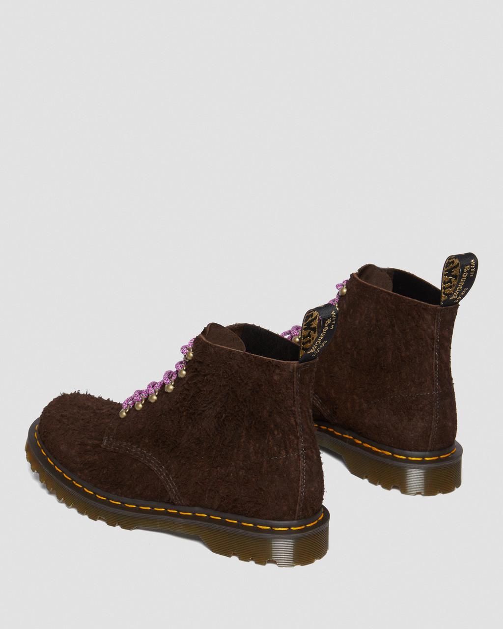 Botines Dr Martens 101 Made in England Hardware Suede Hombre Marrones | 61751240