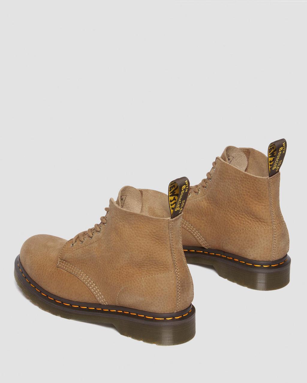 Botines Dr Martens 101 Tumbled Nubuck Leather Mujer Marrones | 52567536