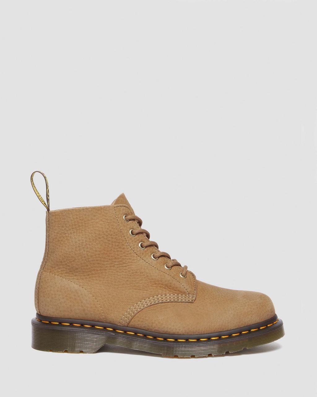 Botines Dr Martens 101 Tumbled Nubuck Leather Mujer Marrones | 52567536