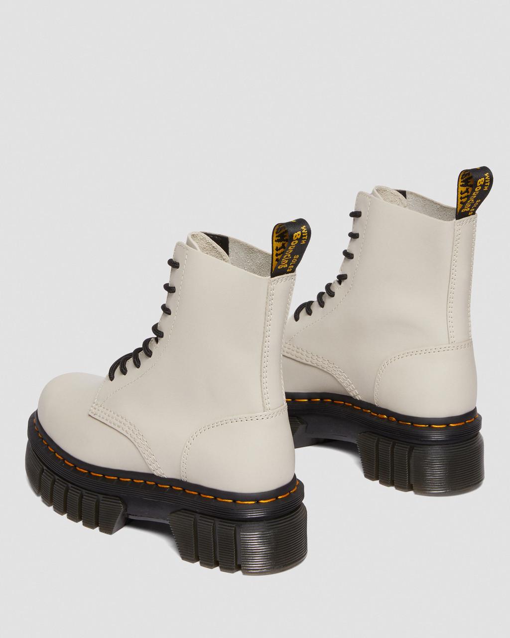 Botines Dr Martens Audrick Nappa Leather Platform Hombre Blancas | 85243339
