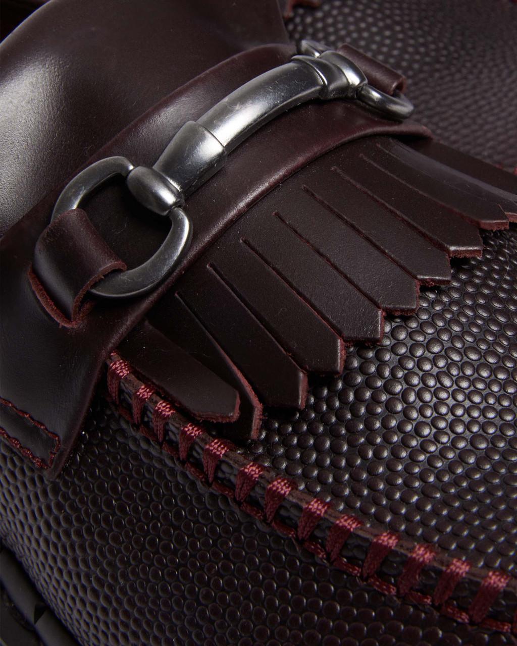 Mocasines Dr Martens Adrian Snaffle Pebble Grain Leather Kiltie Hombre Burdeos | 37512893